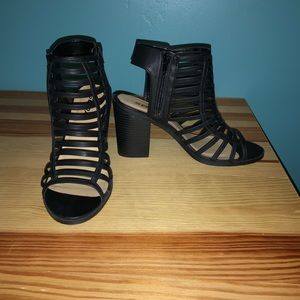 Little heel Black Sandals